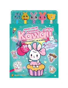 LAPICES Y BORRADORES DE COLORES: PERSONAJES KAWAII